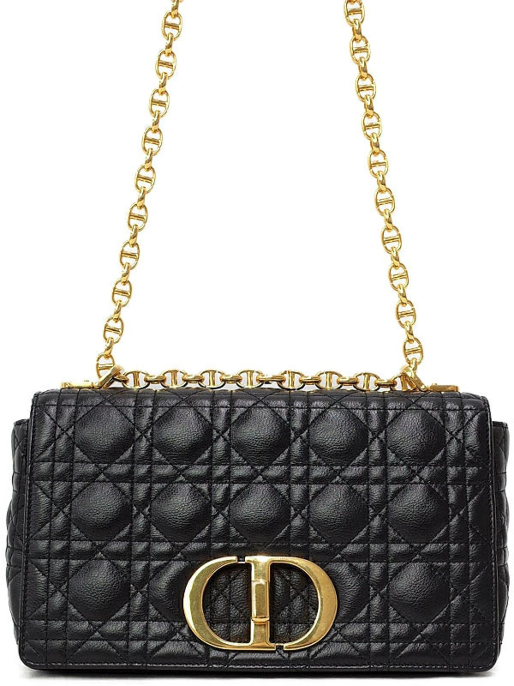 Christian Dior Caro Cannage Quilted Bag Chain Shoulder Bag